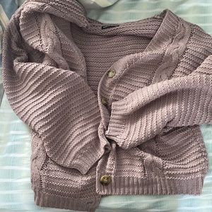 Lavender cardigan